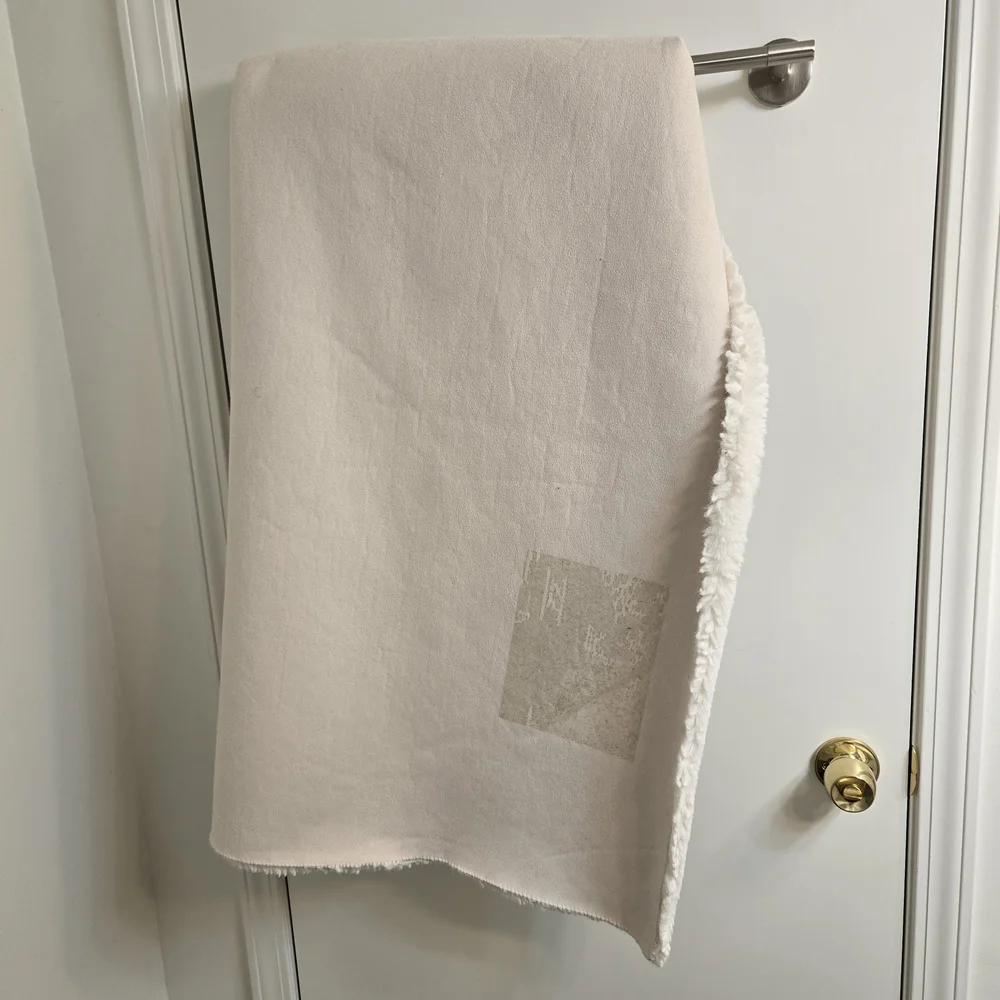 Faux Fur Rectangle Rug, Ivory